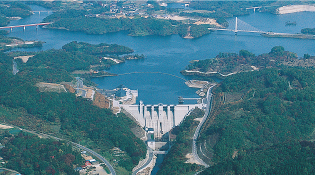 三春ダムの写真