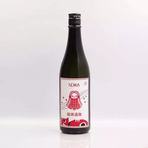 ▲米焼酎ねっか「疫病退散ラベル」720ml…1,650円(税込)