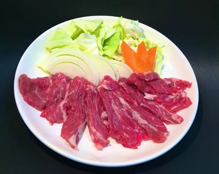 ▲「ジンギスカン定食」…1,650円(税込)