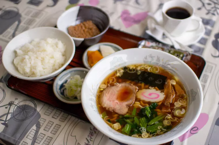 ▲「朝ラーメンセット」…580円(税込)
