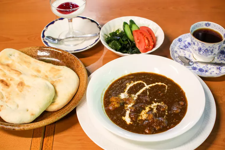 ▲「エビチリカレー」