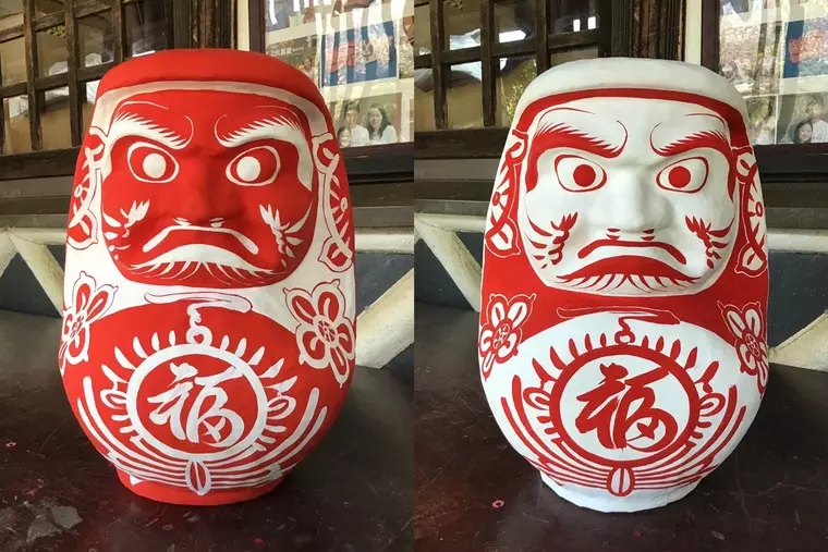 オリジナル 福だるま 赤・白　各7,800円(税込)