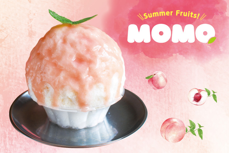 「MOMO」！福島県産の桃を使ったグルメ！