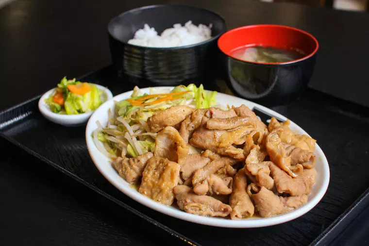 ▲「ホルモン定食」950円(税込)