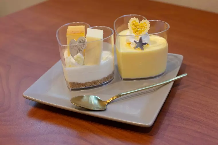 ▲・「低糖質チーズケーキ」...660円(税込)
・「低糖質なめらかプリン」...550円(税込)